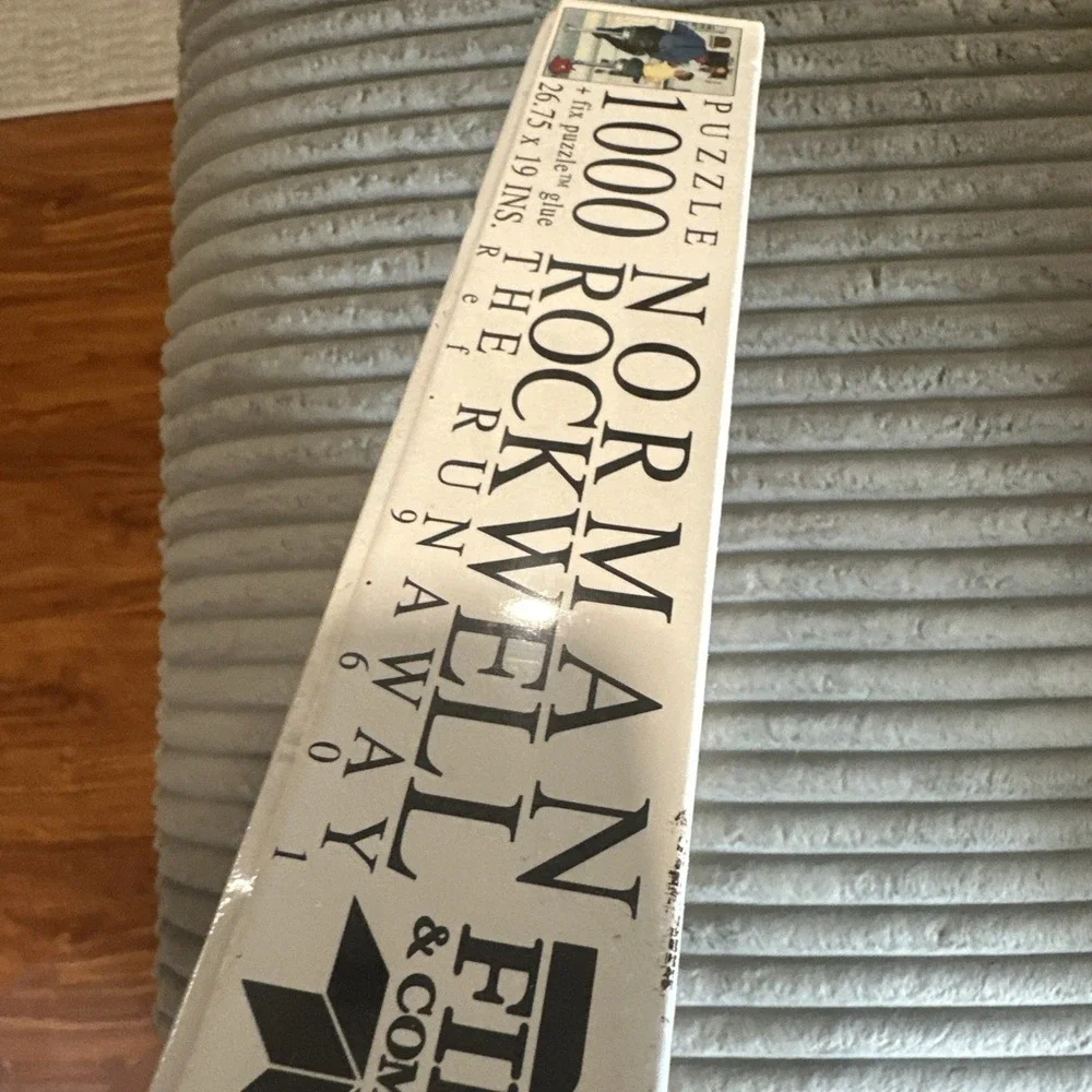 Norman Rockwell Saturday Evening Post 1000 Piece Puzzle The Runaway. Sealed New‎